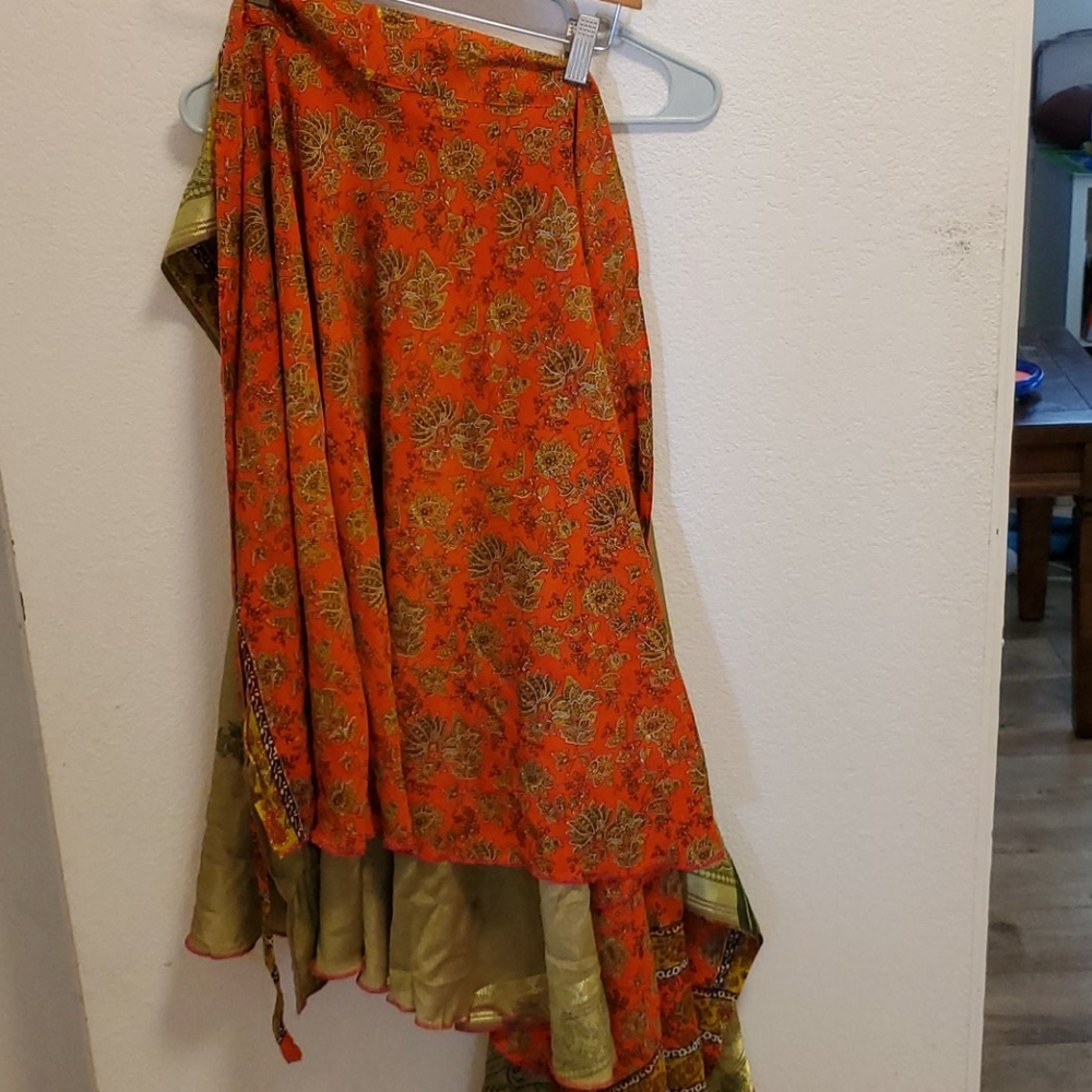 Silk skirt